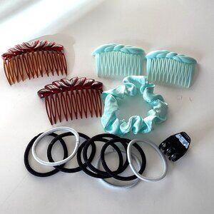 Bundle of Hair Combs Bands  Accessories